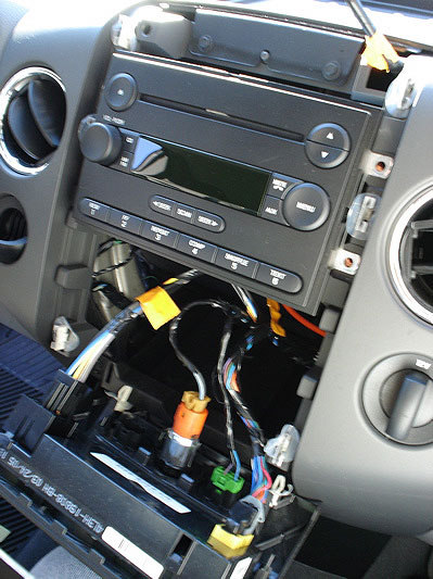 Removing radio from 2005 ford f250